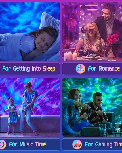 One Fire Galaxy Projector Star Projector Galaxy Light, 16 Color Changing+White Noise Sky Light Projector for Bedroom, Bluetooth Speaker Star Night Light Projector, Galaxy Light Projector for Bedroom OneFire