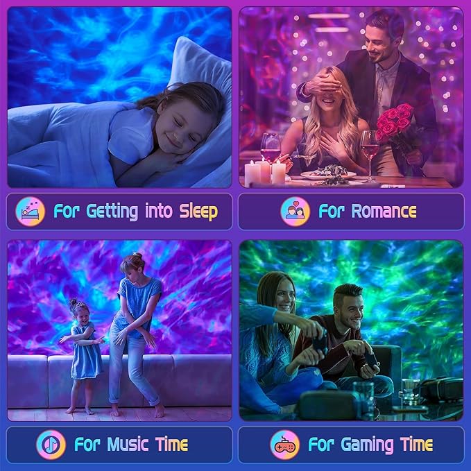 One Fire Galaxy Projector Star Projector Galaxy Light, 16 Color Changing+White Noise Sky Light Projector for Bedroom, Bluetooth Speaker Star Night Light Projector, Galaxy Light Projector for Bedroom OneFire