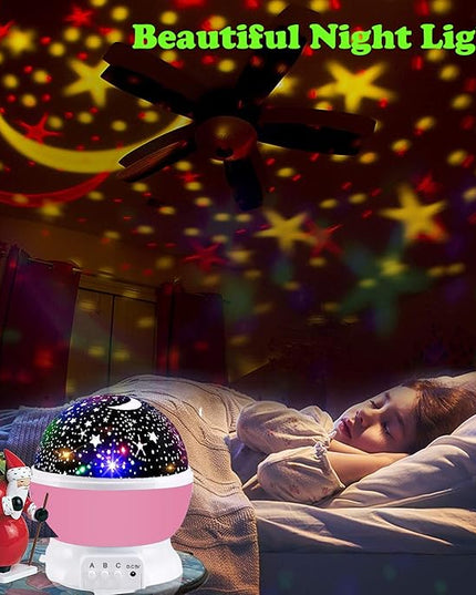 Unicorns Toys for 2-12 Year Old Girls,Star Projection 2 in 1 Girls Toys Age 3-9,Room Decor Kawaii Toddler Toys for Kids Age 4-8,Birthday Easter Christams Gifts Xmax Stocking Stuffers for Children - LeafyLoom