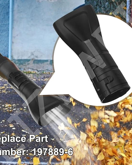 Flat End Nozzle Attachment 197889-6 for Makita X2 36V, 18V Hand held Blower XBU02Z, XBU03, DUB362, for Removing Heavier Debris - LeafyLoom