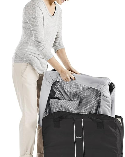 BabyBjörn Travel Crib Light, Silver, One size - LeafyLoom