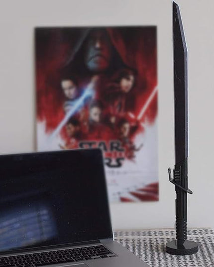 Star Wars The Mandalorian Darksaber 24-Inch LED Desk Light Lamp - LeafyLoom