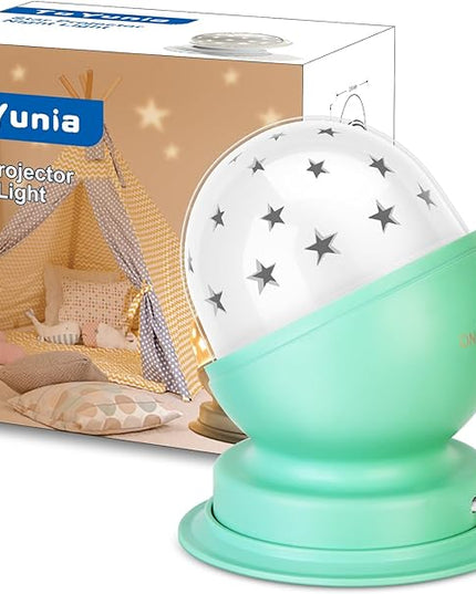 Star Night Light for Kids Star Night Light for Kids Bedroom Girls Night Light Starry Night Light Projector Plug in Night Light for Kids with Timer (1 Pack, 3000K) (3000K Warm White, green) - LeafyLoom
