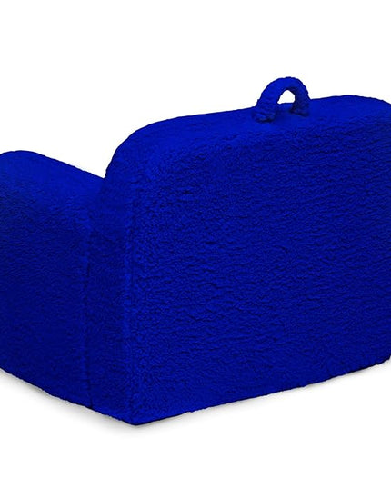 Delta Children Cozee Sherpa Chair, Royal Blue - LeafyLoom