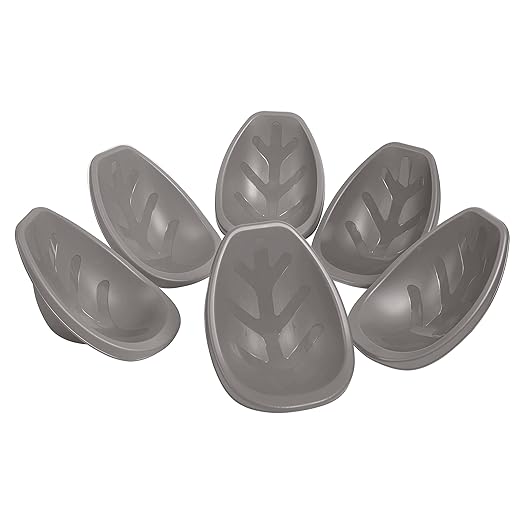 ECR4Kids Leaf Floor Seat, Rocker Chair, Grey, 6-Piece - LeafyLoom