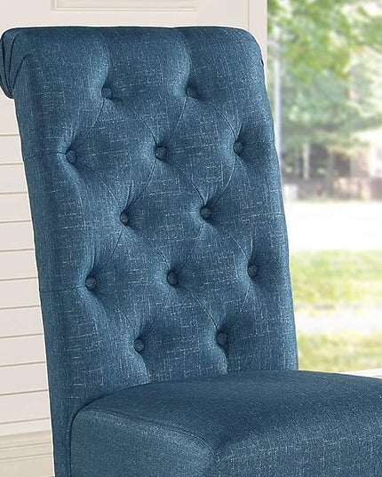 NicBex Haerin-SD-00145-LWJ Dining Chairs, 21"x18"x39.2", Blue - LeafyLoom