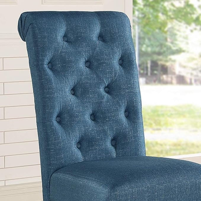 NicBex Haerin-SD-00145-LWJ Dining Chairs, 21"x18"x39.2", Blue - LeafyLoom