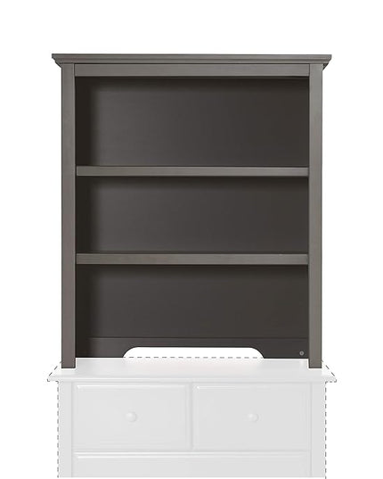 DaVinci Autumn Bookcase/Hutch in Slate - LeafyLoom