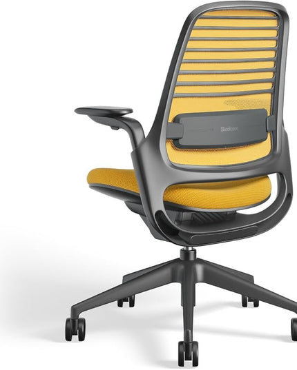 Steelcase Series 1 Work Office Chair, Canary - LeafyLoom