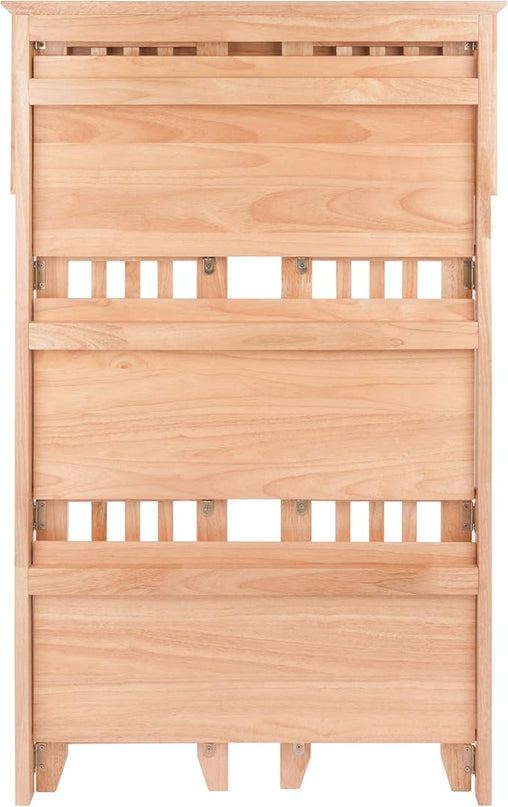 Winsome Wood Mission Shelving, Natural - LeafyLoom