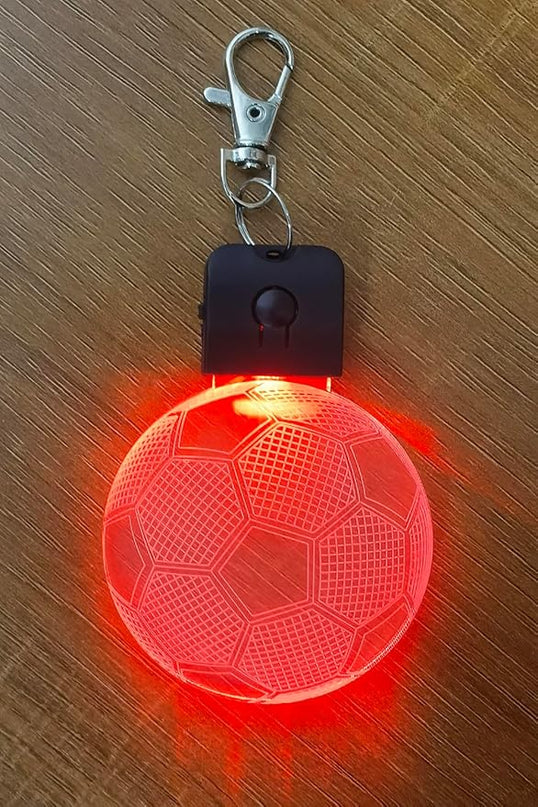 Kids Night Light Soccer 3D Illusion Lamp Soccer Gifts Light Best Gifts for Teen Boys Night Light for Kid Bedroom Room Football Decor with 7 Colors Changing Lights for Birthday, Halloween, Xmas Gift - LeafyLoom