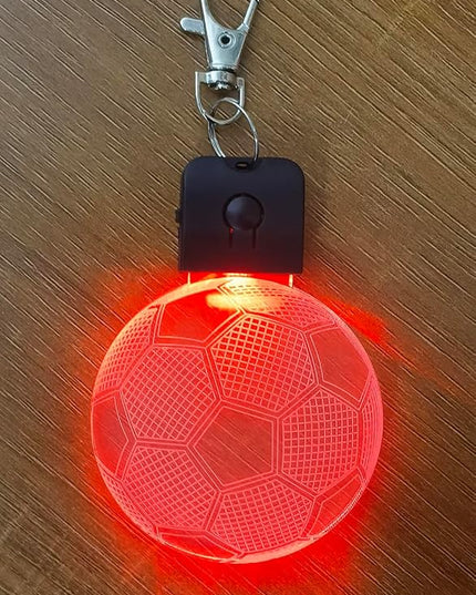 Kids Night Light Soccer 3D Illusion Lamp Soccer Gifts Light Best Gifts for Teen Boys Night Light for Kid Bedroom Room Football Decor with 7 Colors Changing Lights for Birthday, Halloween, Xmas Gift - LeafyLoom