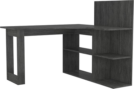 NicBex Kimberly-DW-00205-LWJ Home Office Desks, 51.7"x47.2"x43.3", Gray-1 - LeafyLoom
