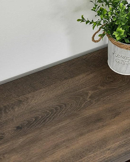 FATORRI Rustic Short 2 Shelf Bookshelf, Industrial Low Wood Bookcase, Farmhouse Small Book Case for Small Space (Walnut Brown) - LeafyLoom