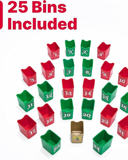 Step2 My First Advent Calendar, Kids Interactive Christmas Toy, 25 Large Refillable Bins, Hide Surprises for Holiday Excitement, for Toddlers 1+ Years Old - LeafyLoom