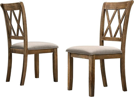 NicBex Haerin-SD-00149-LWJ Dining Chairs, 20"x19"x38", Brown - LeafyLoom