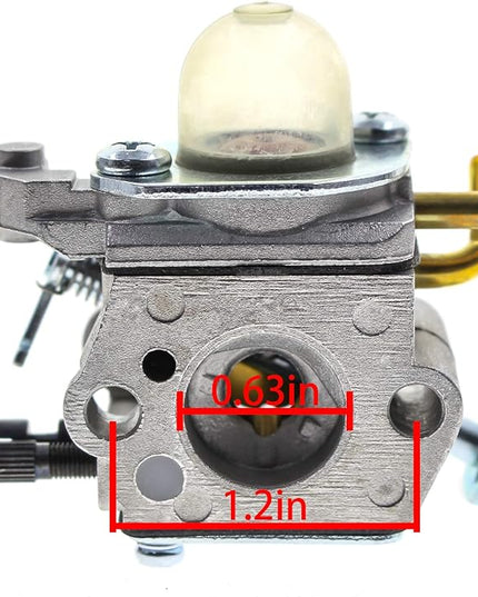 Carburetor with Fuel Line Kit Air Filter for C1U-K78 Echo PB200 PB-200 PB-201 PB201 ES-210 A021000941 A021000942 Power Blower - LeafyLoom