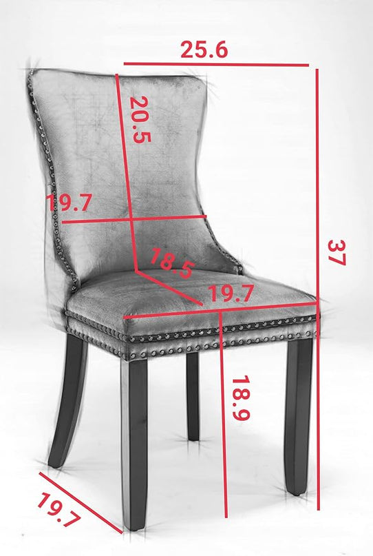 NicBex Haerin-SD-00116-LWJ Dining Chairs, 27.4"x20.4"x37.4", Beige - LeafyLoom