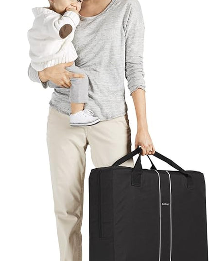 BabyBjörn Travel Crib Light, Silver, One size - LeafyLoom