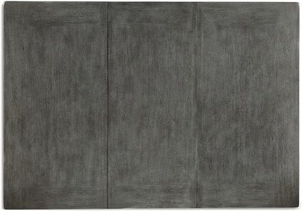 Signature Design by Ashley Hallanden Modern Farmhouse Counter Height Dining Room Extension Table, Dark Gray - LeafyLoom