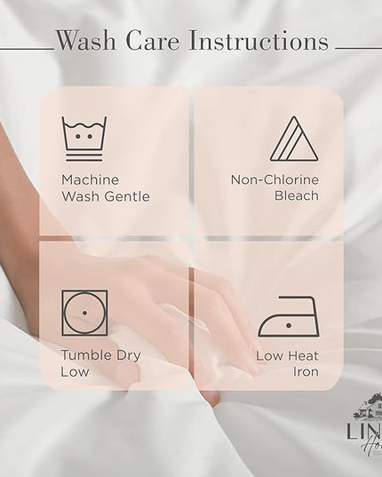 100% Cotton Percale Sheets Twin Size,Tropical Peach, Deep Pocket, 3 Pieces Sheet Set - 1 Flat, 1 Deep Pocket Fitted Sheet and 1 Pillowcase, Crisp Cool and Strong Bed Linen - LeafyLoom