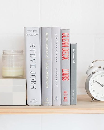 Colored Real Decorative Book Set - Decor Books for Book Shelf Decor, Home Decor for Shelves & Bookcases - Perfect for Book Decor, Decorative Books for Home Decor, & Books for Decor (Black) - LeafyLoom