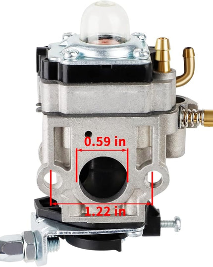 Pro PR46BT Carburetor for Poulan Pro PR46BT PR48BT 46cc 48cc Gas Backpack Blower BP400 BP402 Blower Carburetor for RedMax EB7000 EB7001 EB4300 EB4400 EB4401 Leaf Blower Parts - LeafyLoom