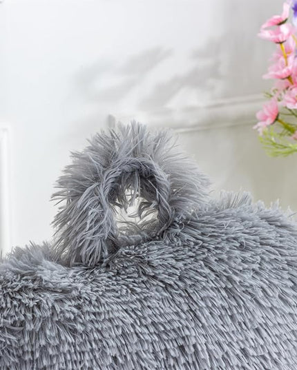 Aimuan Reading Pillow Bed Rest Wedge Large Adult Backrest Pillow with Arms Back Support for Sitting Up in Bed Cushion Incline Rest Sleeping Snoring Pillow,Light Grey Standard - LeafyLoom