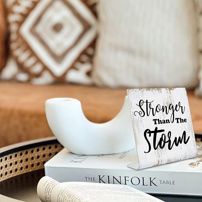 Inspirational Quotes Decor Gifts for Women, Motivational Desk Sign, Decoration On Shelf Table Desk for Living Room Home Office Gift for Sisters Friends Nurse Worker Daughter Son Coworker dksg9 - LeafyLoom