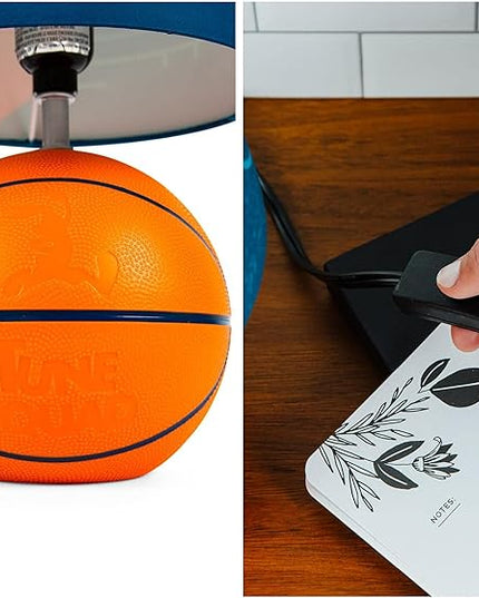 Space Jam 2: A New Legacy Tune Squad Basketball 3D Desk Lamp, Bugs Bunny Mood Light | Home Decor Accessories And Room Essentials | Official Looney Tunes Collectible | 14 Inches Tall - LeafyLoom