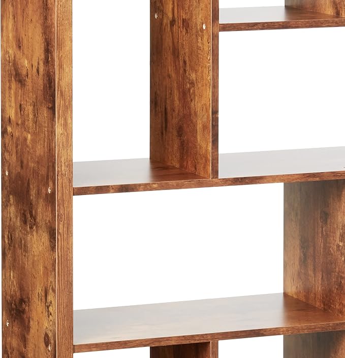 Coaster Home Furnishings Delwin 10-Shelf Bookcase Antique Nutmeg - LeafyLoom