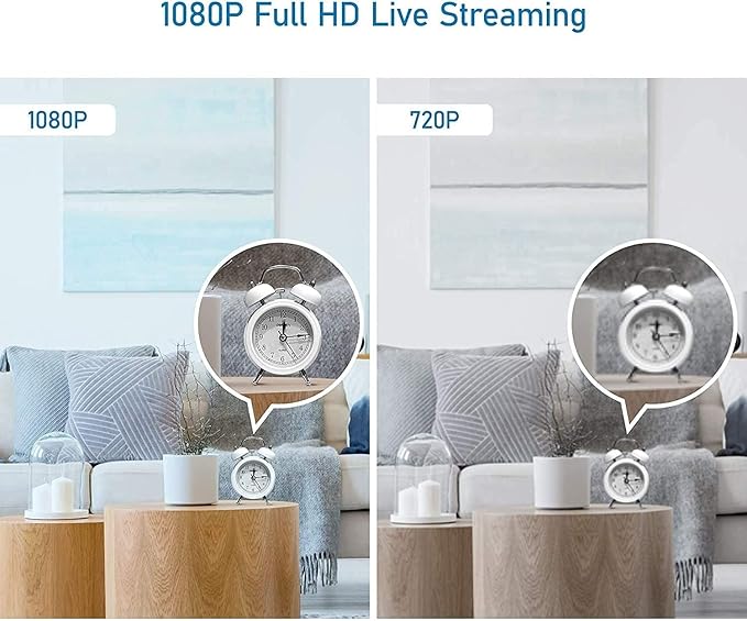 LaView 5G& 2.4GHz Security Cameras 4pcs, Home Security Camera Indoor 1080P, Wi-Fi Cameras Wired for Pet, Motion Detection, Two-Way Audio, Night Vision, Works with Alexa, iOS & Android & Web Access LaView