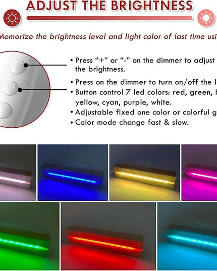 ARTSYWIX Gift for Son from Dad Father, to my Son 3D Illusion Lamp Wooden Base USB Powered Acrylic Night Light, Son Grandson Bonus Son Boy Lamp Present, Gift for Graduation Keepsake Birthday - LeafyLoom
