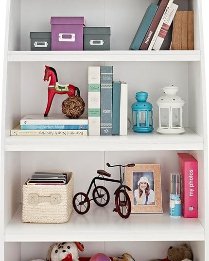 Ameriwood Home Hazel Kids' 4 Shelf Bookcase, White - LeafyLoom