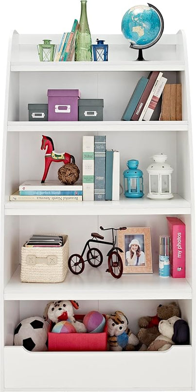 Ameriwood Home Hazel Kids' 4 Shelf Bookcase, White - LeafyLoom