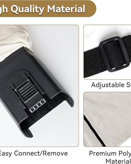 127-7040 Leaf Blower Vacuum Bag Compatible with Toro 51574 51592 51593 51602 51609 51581 51558 - Metal Bottom Zip Debris Collection Vac Bag Replaces 137-2336 108-8994 - 2 Pack - LeafyLoom