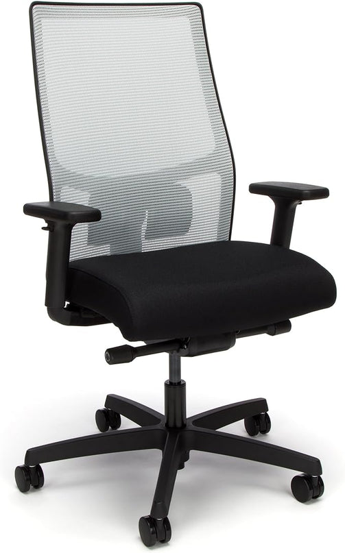 HON Ignition 2.0 Ergonomic Office Chair- Tilt Recline and Swivel Wheels, Home Office Desk Chairs, Executive, Comfortable for Long Hours & Task Work - LeafyLoom