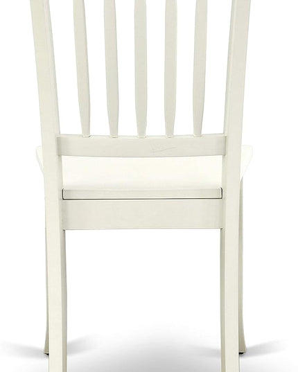 East West Furniture NDDA3-LWH-W Norden 3 Piece Kitchen Set Contains a Rectangle Room Table with Dropleaf and 2 Dining Chairs, 30x48 Inch - LeafyLoom