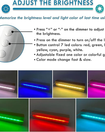 to My Love Wife Gifts from Husband, Romantic Valentines Gift 3D Illusion Lamp Wooden Base USB Powered Acrylic Night Light for Him Her Girlfriend Boyfriend Husband Wife on Birthday Anniversary - LeafyLoom