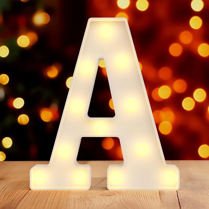 Marquee Light Up Letters Marquee Letters for Wall Decor Marry Me Light Up Letters Alphabet Letters Led Lights A Halloween Decorations Christmas Decorations Birthday Decorations Baby Shower Decorations - LeafyLoom