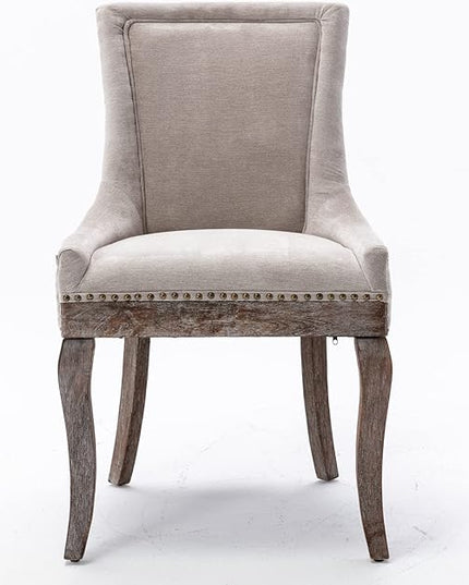 NicBex Haerin-SD-00083-LWJ Dining Chairs, 24"x21.6"x36.4", Beige - LeafyLoom