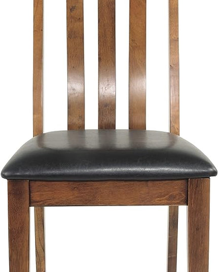 Signature Design by Ashley Ralene Rake Back 19" Dining Room Chair 2 Count, Medium Brown - LeafyLoom