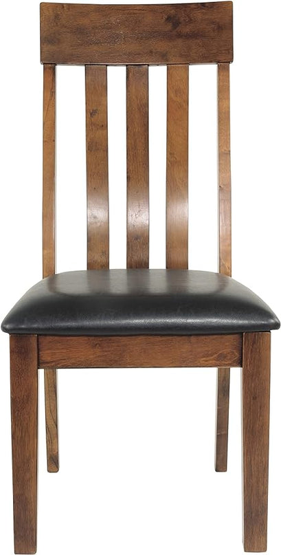 Signature Design by Ashley Ralene Rake Back 19" Dining Room Chair 2 Count, Medium Brown - LeafyLoom
