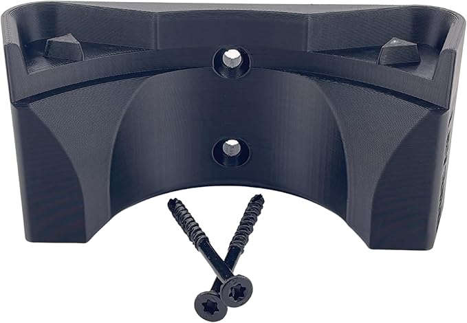 Milwaukee M18 Leaf Blower Wall Mount Compatible with 2724-20, 2724-21 - Heavy-Duty Black Wall Mounting Bracket Holder Storage Hook - LeafyLoom