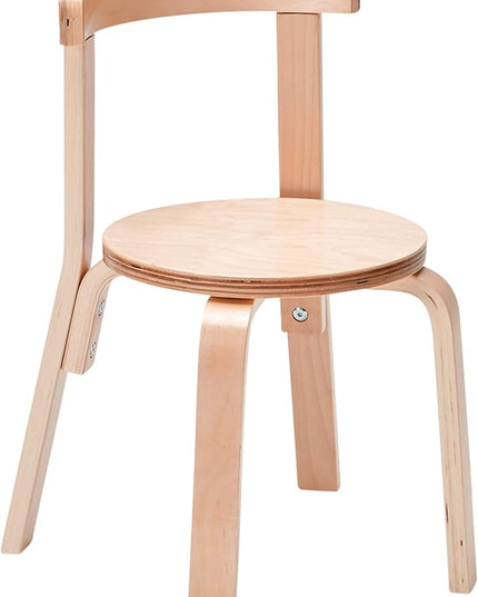 ECR4Kids ECRKids Seating, 5-Piece Table and Chairs Set, Natural - LeafyLoom