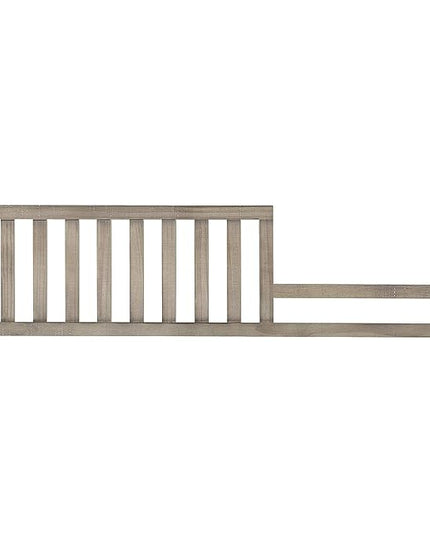 Evolur Stilnovo Mid Century Convertible Crib Toddler Guard Rail I Full Assembly I Lasting Quality, Windsor Oak Grey - LeafyLoom