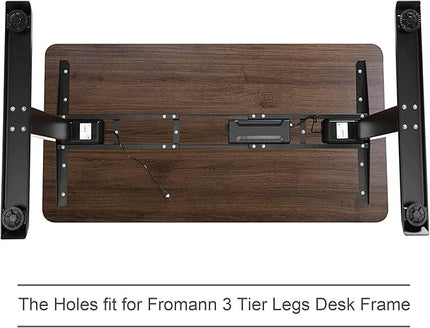 Fromann 55 x 27 inch Table Top for Electric Adjustable Standing Desk and Office Desk Frames - LeafyLoom