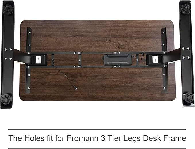 Fromann 55 x 27 inch Table Top for Electric Adjustable Standing Desk and Office Desk Frames - LeafyLoom