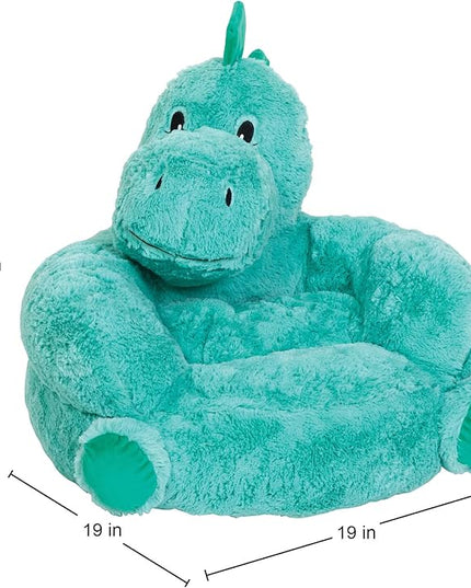 Trend Lab Dinosaur Toddler Chair Plush Character Kids Chair Comfy Furniture Pillow Chair for Boys and Girls, 21 x 19 x 19 inches - LeafyLoom