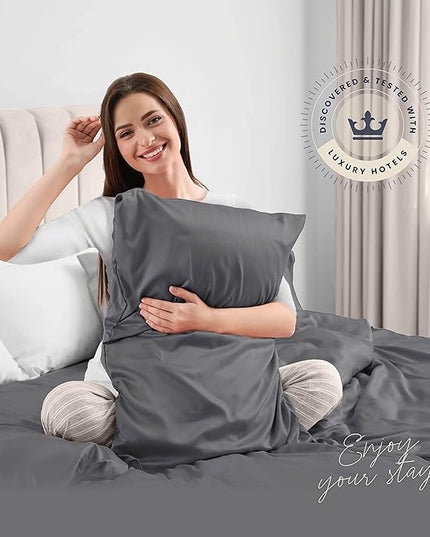 BELADOR Silky Soft Twin XL Sheet Set - Luxury Bed Sheets for Twin XL Size Bed, Secure-Fit Deep Pocket Sheets with Elastic, Breathable Hotel Sheets and Pillowcase Set, Wrinkle Free Oeko-Tex Sheets - LeafyLoom